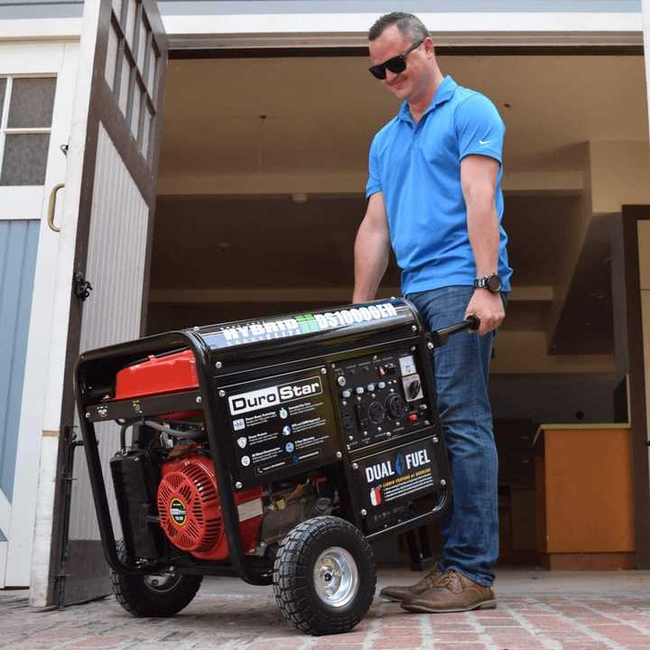 DuroStar DS10000EH Dual Fuel Portable Generator