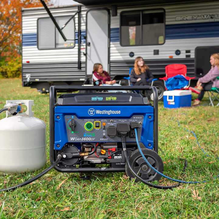 Westinghouse WGen3600DF Dual Fuel Electric Start Portable Generator
