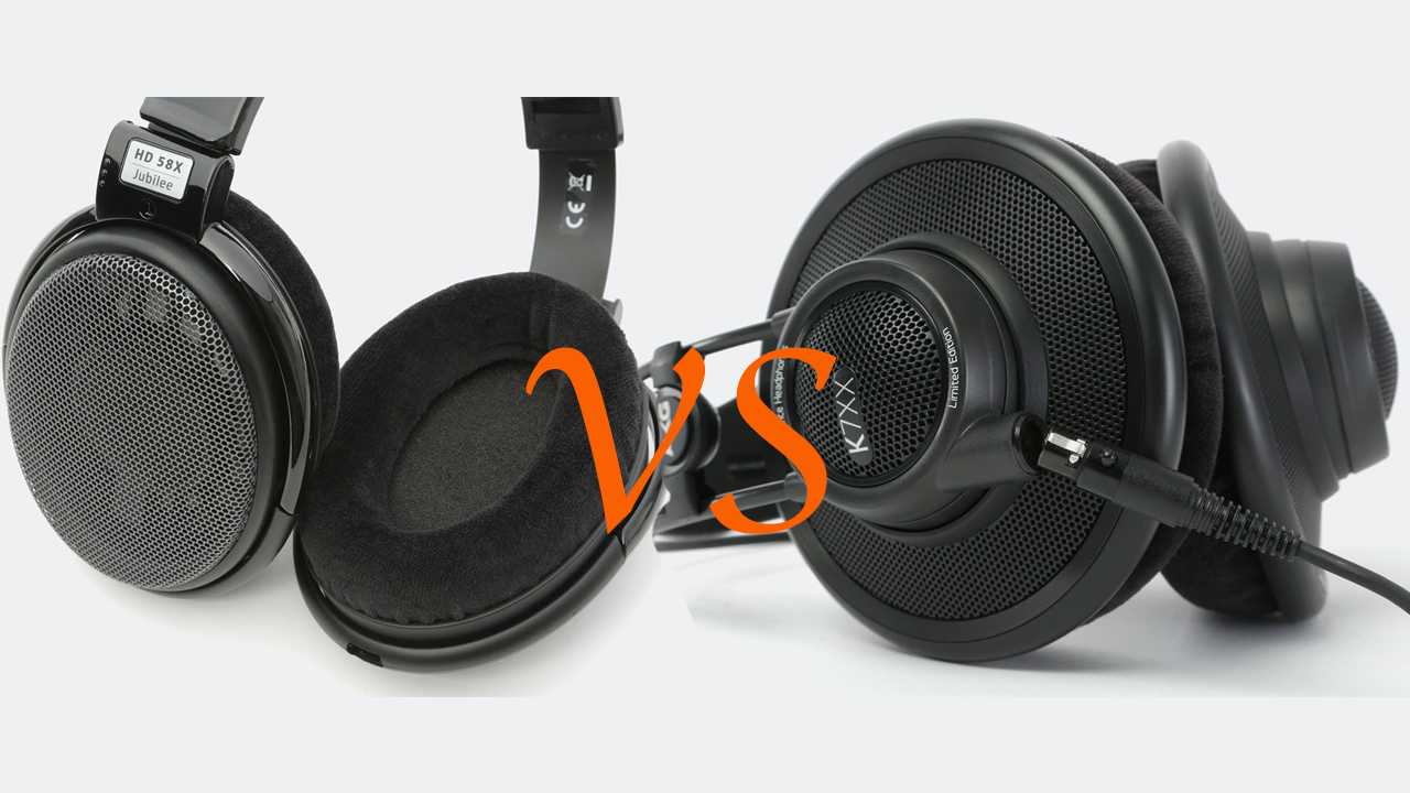 Sennheiser HD58X Jubilee VS AKG K7XX
