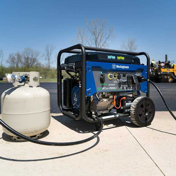 Westinghouse WGen7500DF Dual Fuel Portable Generator