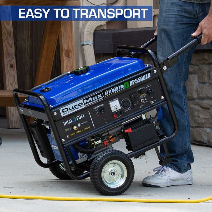 DuroMax XP5500EH 50 State Approved Dual Fuel Portable Generator