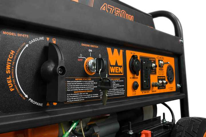WEN DF475T Dual Fuel Portable Generator  